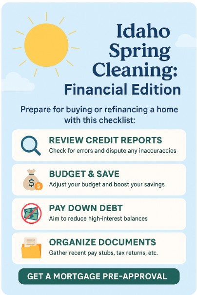 Spring Financial Tips Idaho Homebuyers Need in 2025
