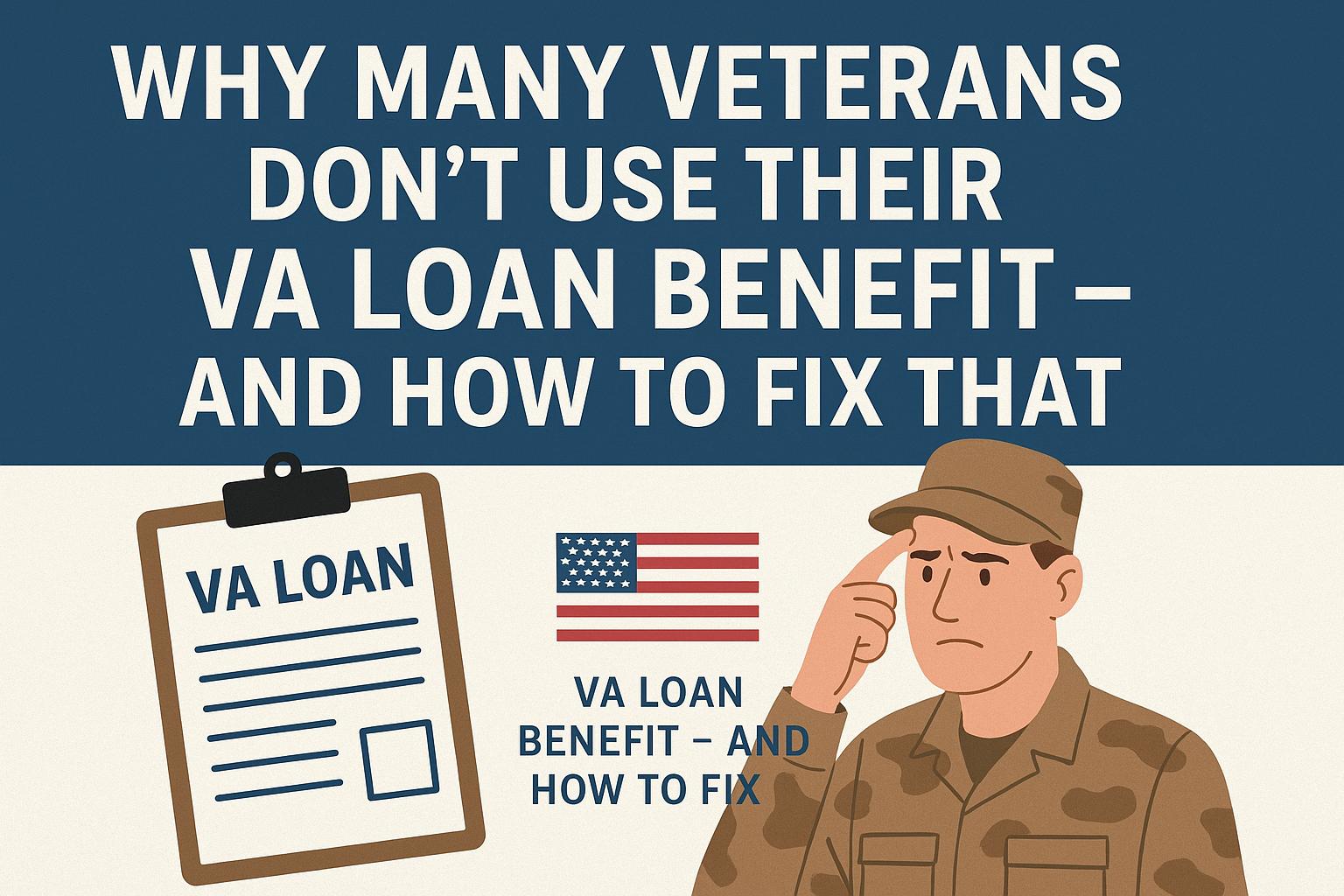 Why Many Veterans Don’t Use Their VA Loan Benefi...