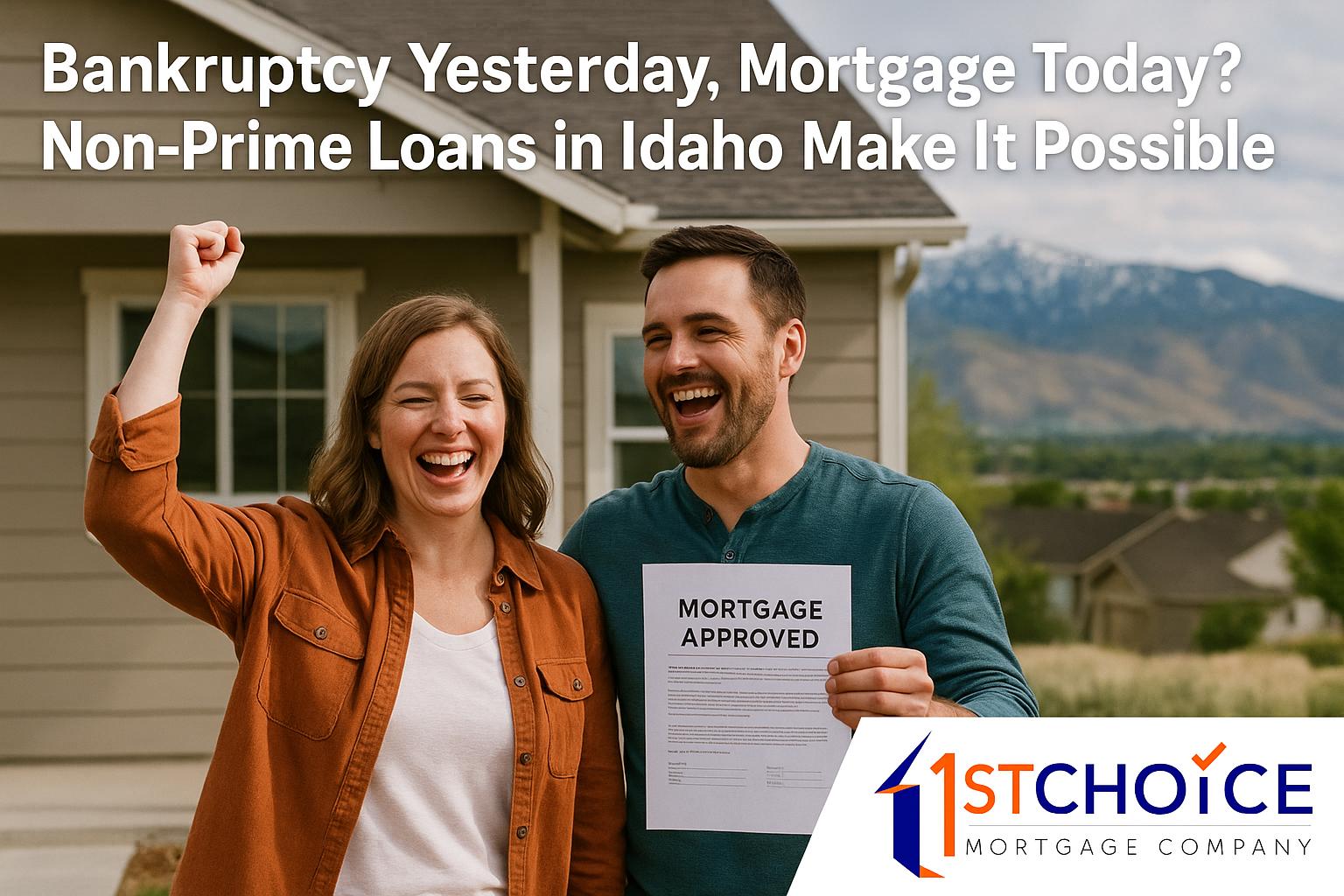 Non-Prime Mortgage Idaho: How to Buy a Home Just 1...