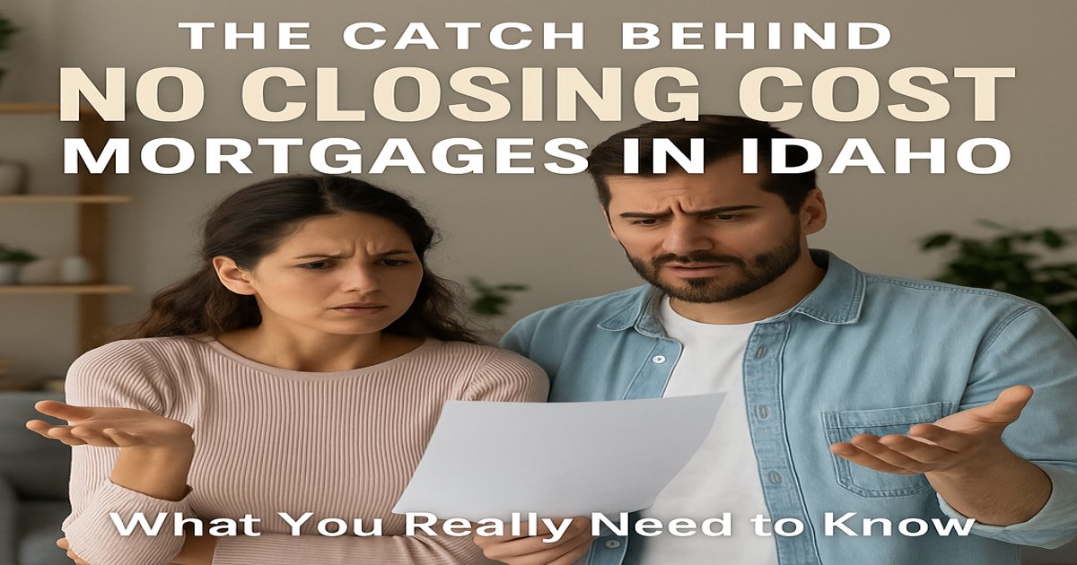 No Closing Cost Mortgage Idaho – What’s the Ca...