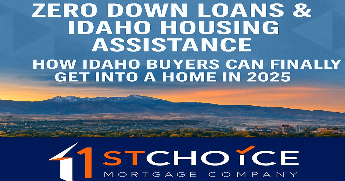 Zero Down Loans Idaho: Idaho Down Payment Assistan...