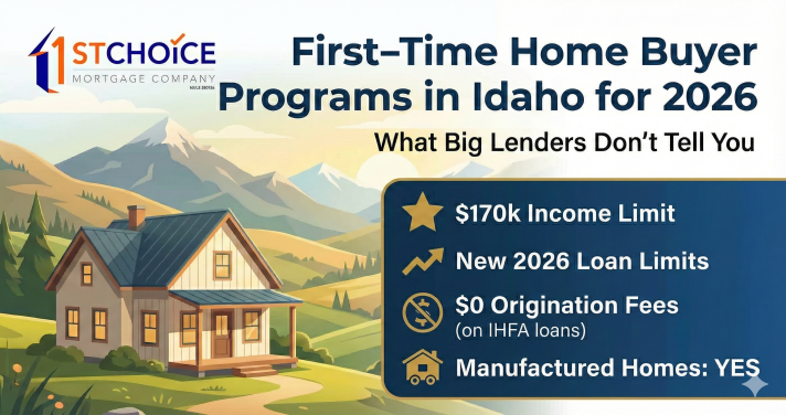 First-Time Home Buyer Idaho 2026: Limits & Fe...