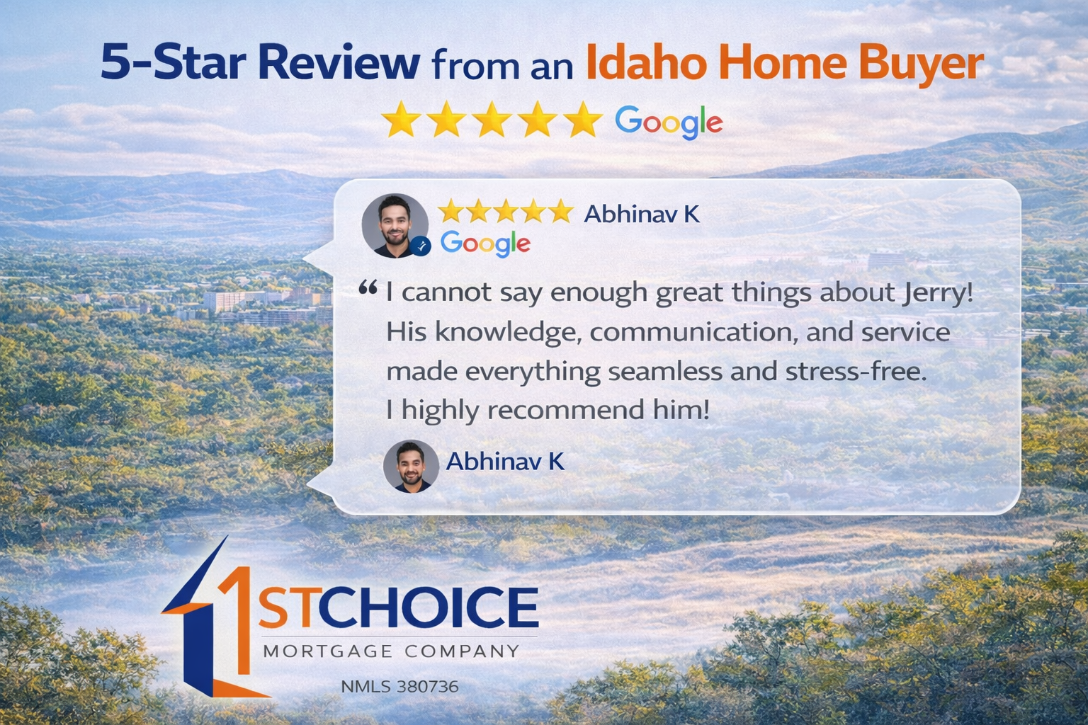 5-Star Idaho Mortgage Lender Review | 1st Choice M...