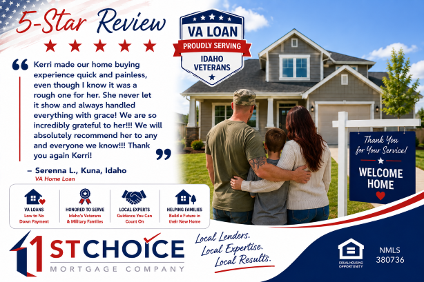 VA Home Loans Idaho | Kuna Veteran Home Buyer Review