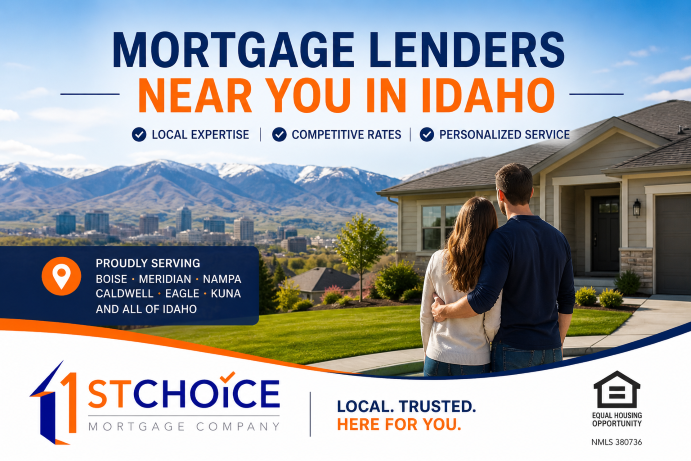 Mortgage Lenders Near Me Idaho | Boise, Meridian, Nampa Guide 2026