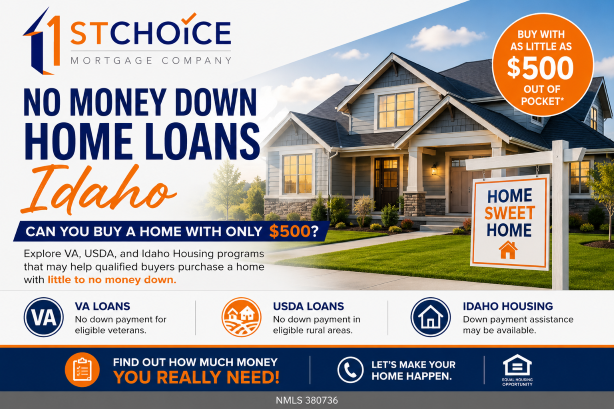 No Money Down Home Loans Idaho: Can You Buy a Hous...