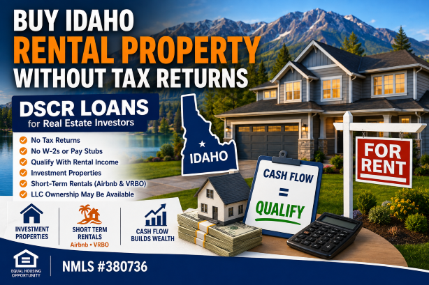 Buy an Idaho Rental Property Without Tax Returns
